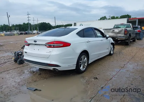 2018 Ford Fusion Se Hybrid z USA, uszkodzony, nr VIN 3FA6P0LU5JR207186